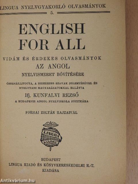 English for All