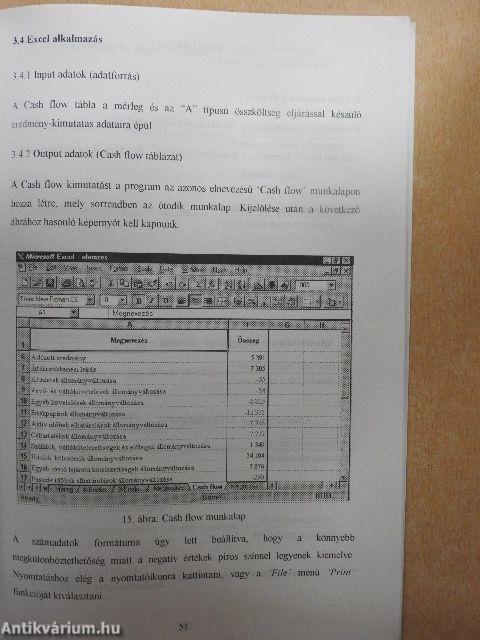 Pénzügyi elemzés Microsoft Excel segítségével I.