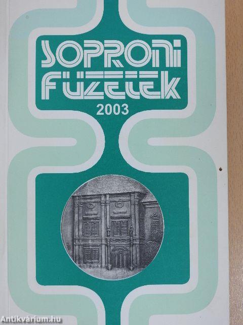Soproni füzetek 2003