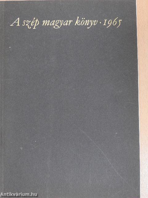 A szép magyar könyv 1965