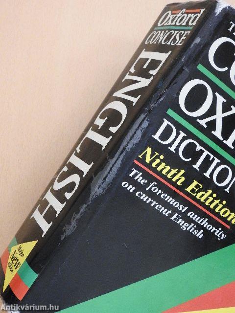 The Concise Oxford Dictionary of Current English