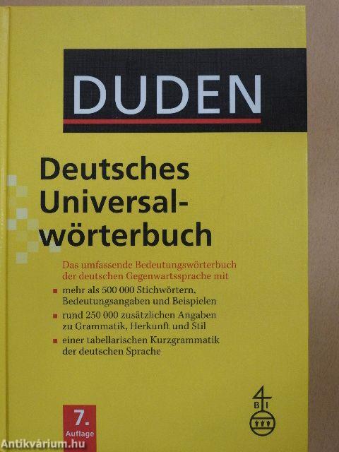 Duden - Deutsches Universalwörterbuch