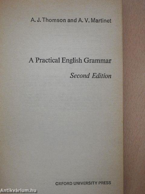 A Practical English Grammar