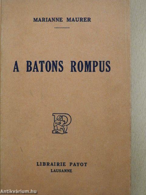 A batons rompus