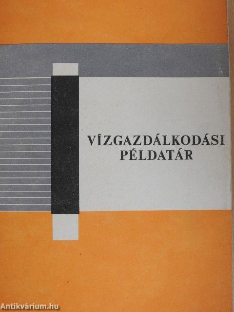 Vízgazdálkodási példatár