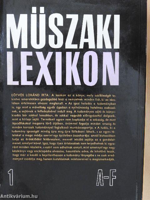 Műszaki lexikon 1.