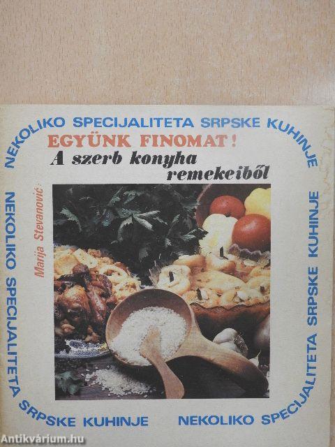 A szerb konyha remekeiből