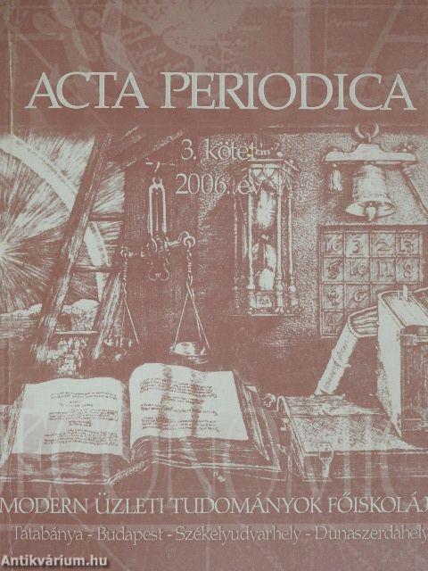 Acta Periodica 3.