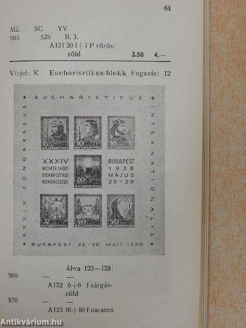 A magyar postabélyegek nemzeti katalógusa 1940