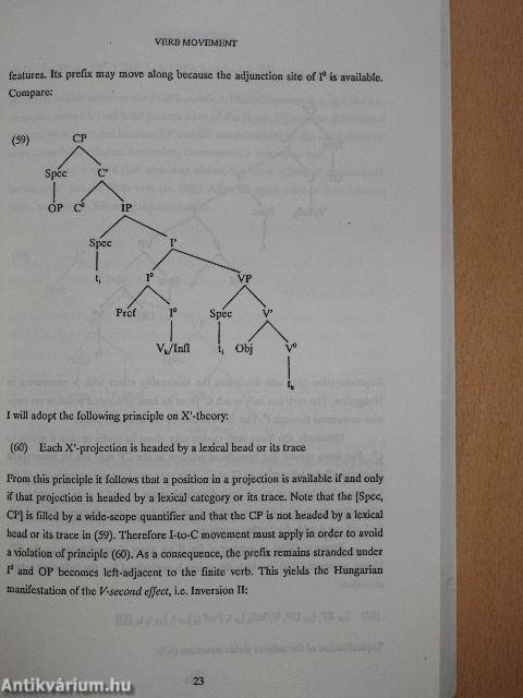 Approaches to Hungarian 3.