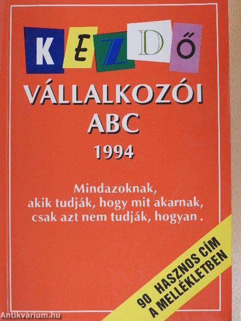 Kezdő vállalkozói ABC 1994