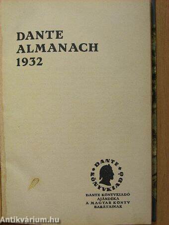 Dante Almanach 1932