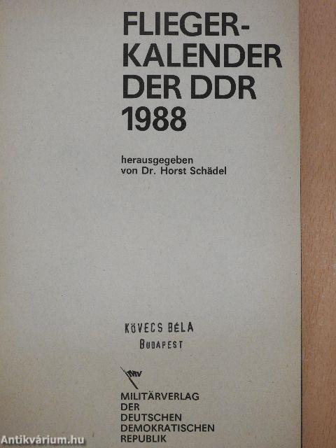 Fliegerkalender der DDR 1988