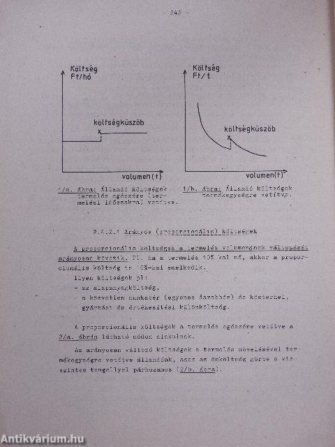 Élelmiszeripari gazdaságtan I.