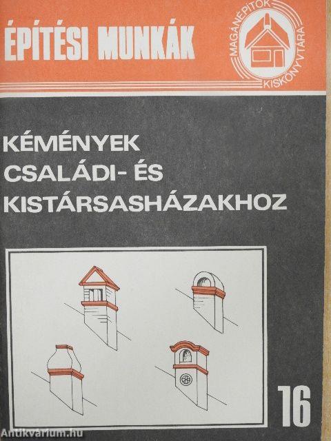 Kémények családi- és kistársasházakhoz