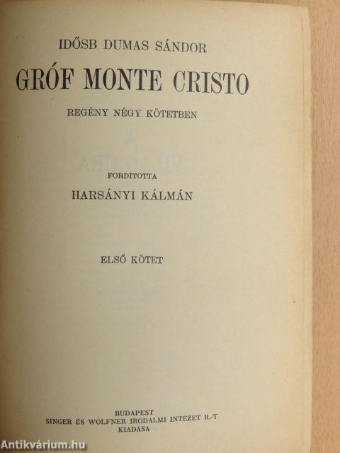 Gróf Monte Cristo I-IV.