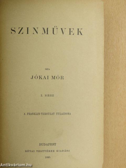 Szinművek I-III.