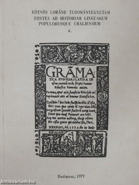 Corpus Grammaticorum Hungarorum