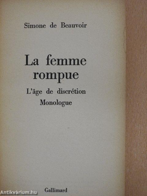 La femme rompue