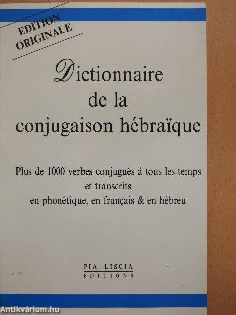 Dictionnaire de la conjugaison hébraique