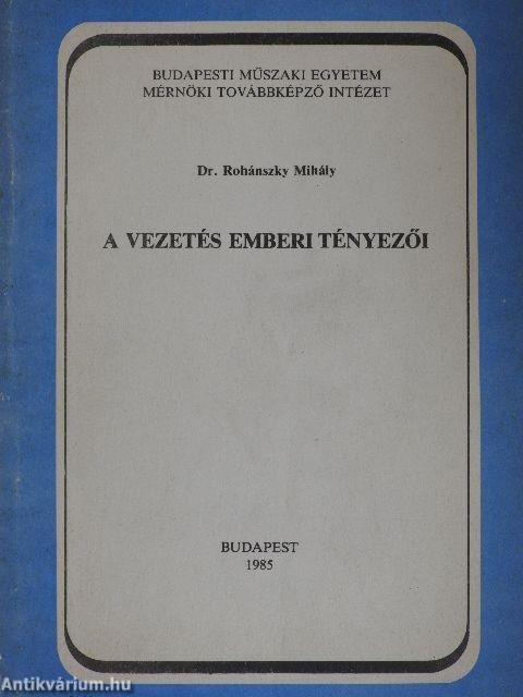 A vezetés emberi tényezői