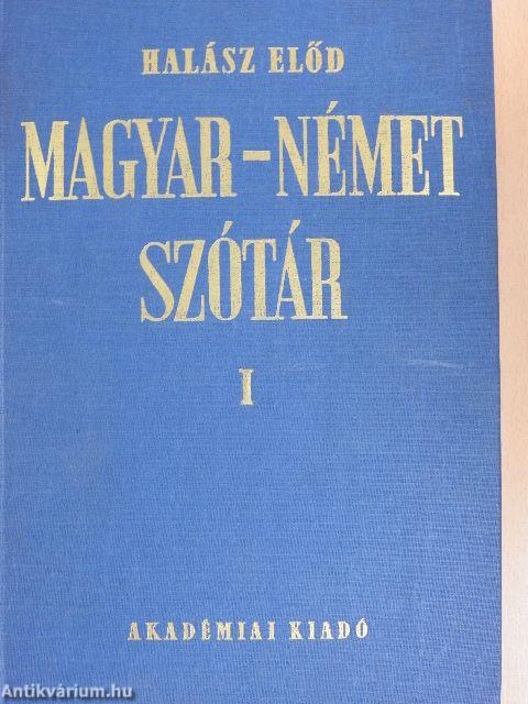 Magyar-német szótár I-II.