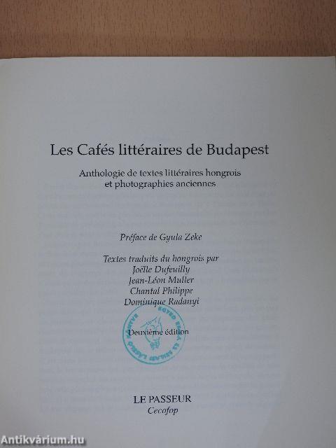 Les Cafés littéraires de Budapest