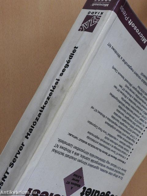 Windows NT Server 4.0 Üzemeltetői enciklopédia - Hálózatkezelési segédlet