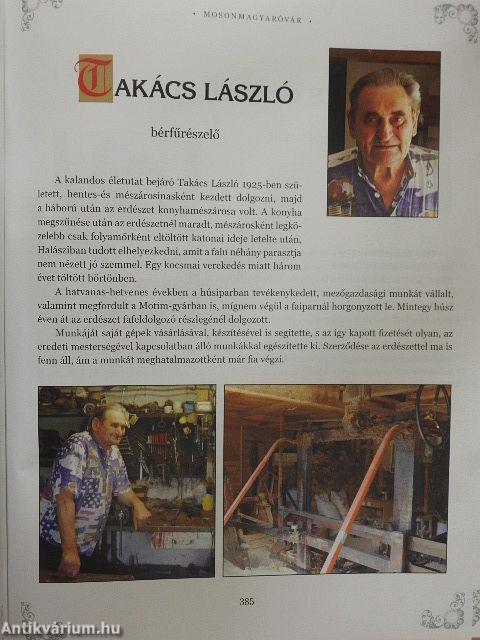 Mosonmagyaróvár és Vidéke Ipartestület 1908-2008