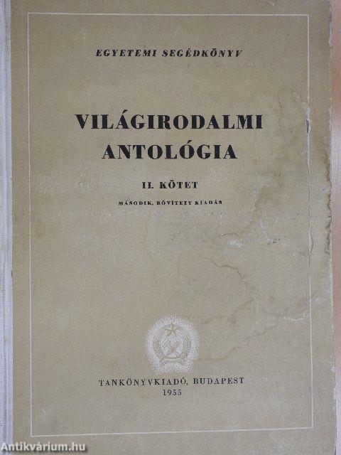 Világirodalmi antológia II.