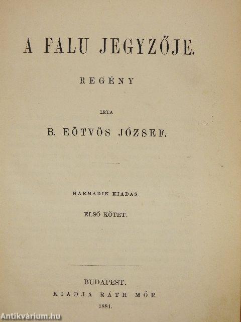 A falu jegyzője I-II.