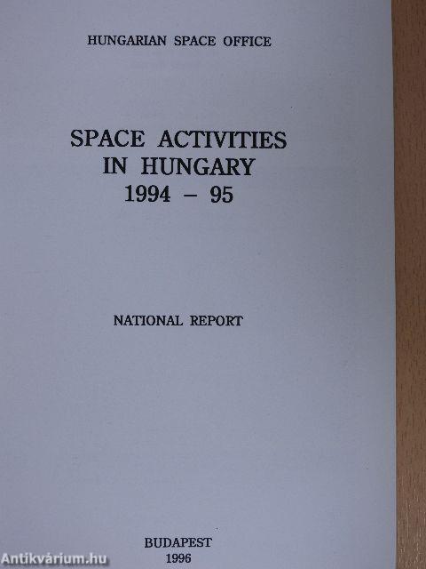 Space activities in Hungary 1994-95