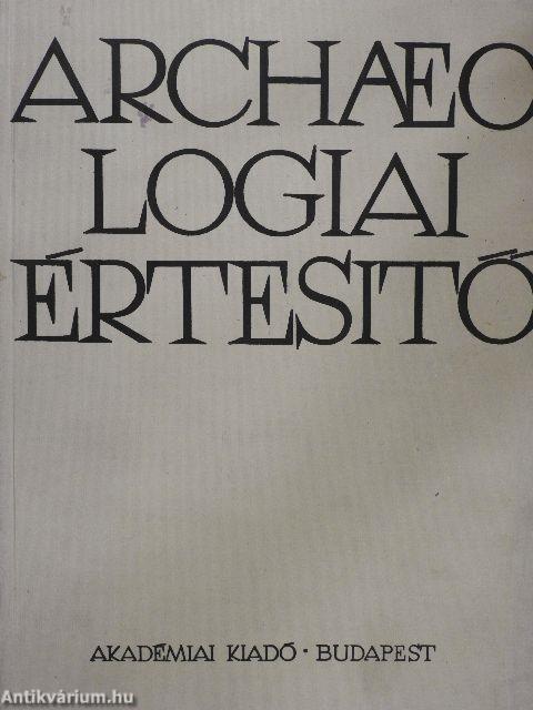 Archaeologiai értesítő 1974/1.