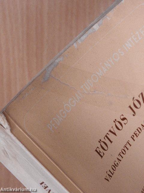 Eötvös József válogatott pedagógiai művei