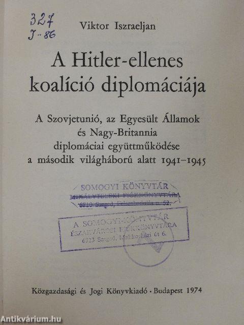 A Hitler-ellenes koalíció diplomáciája