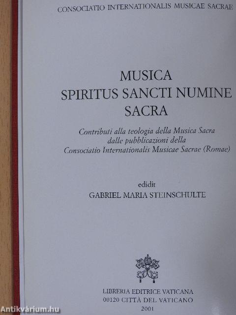 Musica Spiritus Sancti Numine Sacra