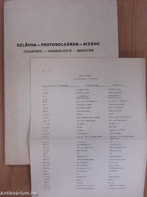 Szlávok-protobolgárok-Bizánc