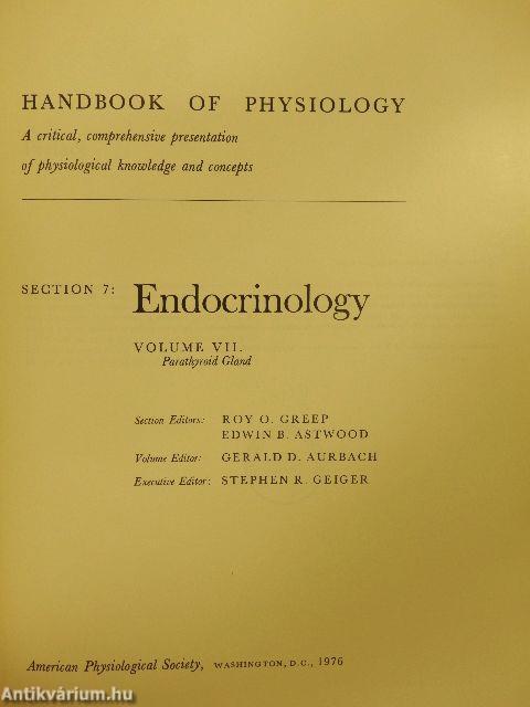 Endocrinology VII.