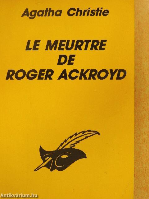 Le Meurtre de Roger Ackroyd