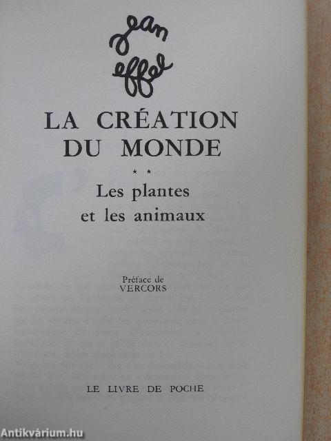 La Création du monde - Les plantes et les animaux