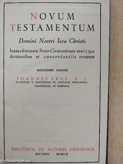 Novum Testamentum Domini Nostri Iesu Christi