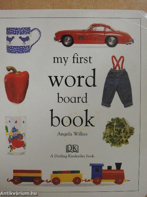 My first word board book