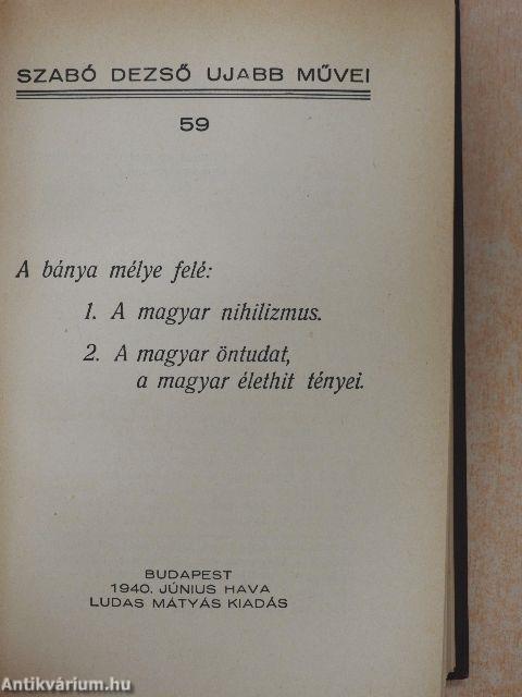 Szabó Dezső ujabb művei 57., 59-60., 66-68.