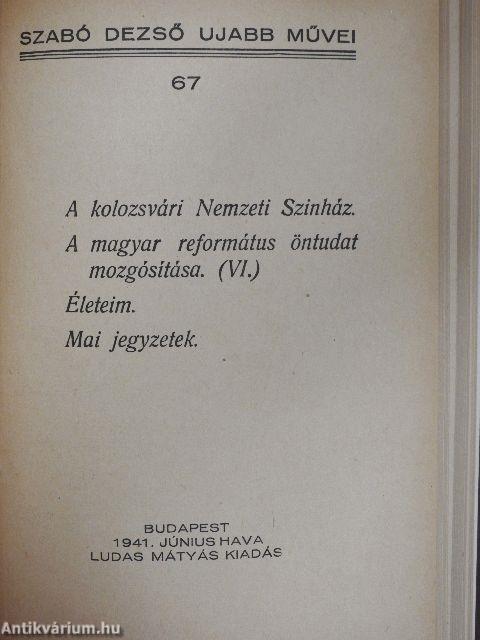 Szabó Dezső ujabb művei 57., 59-60., 66-68.