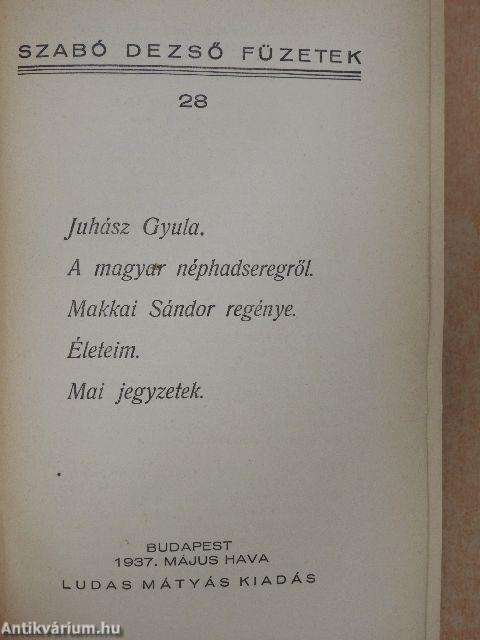 Szabó Dezső füzetek 28-30/Szabó Dezső ujabb művei 31-35