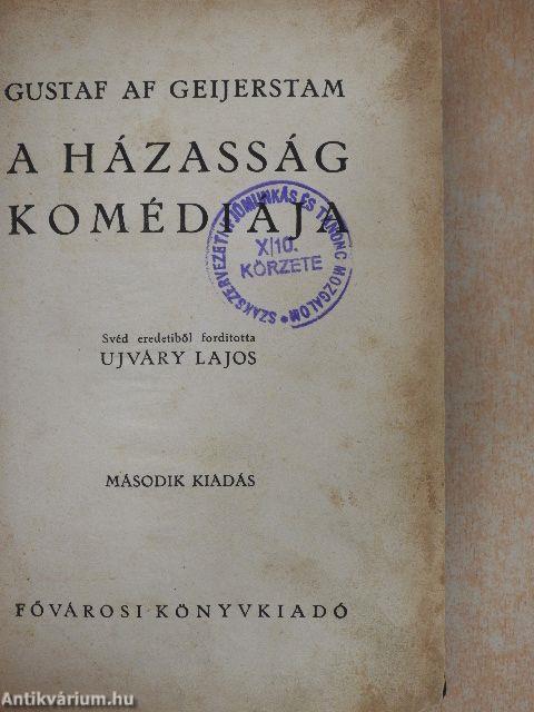 A házasság komédiája