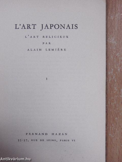 L'Art Japonais I.