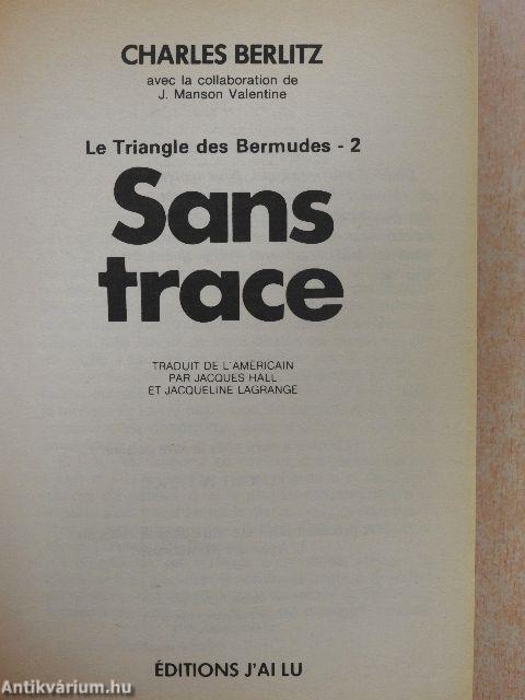 Sans Trace