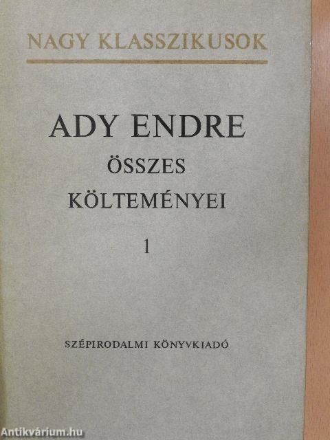 Ady Endre összes költeményei 1-2.