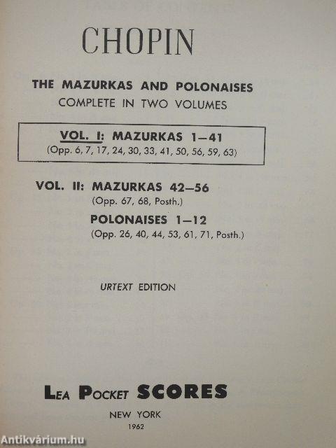 The Mazurkas and Polonaises I.